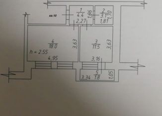 Продаю 1-комнатную квартиру, 37 м2, Бавлы, улица Зиновьева, 12