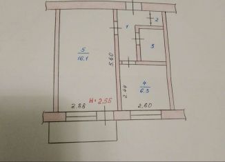 Продам 1-ком. квартиру, 31 м2, Фролово, микрорайон Заречный, 21