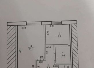 Продам однокомнатную квартиру, 36.8 м2, село Зирган, Советская улица, 227