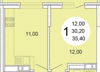 1-комнатная квартира на продажу, 40 м2, Краснодар, ЖК Инсити-Парк, Командорская улица