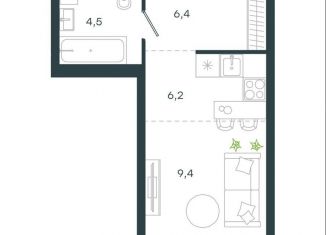 Продаю 1-комнатную квартиру, 27 м2, Москва, ЖК Левел Стрешнево, Волоколамское шоссе, 81/2с2