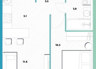 Продаю 1-комнатную квартиру, 33.9 м2, Москва, Окская улица, 7А, ЖК Баланс