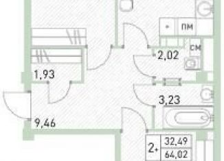 Продам 3-комнатную квартиру, 64 м2, Балашиха, ЖК Столичный, жилой комплекс Столичный, к22