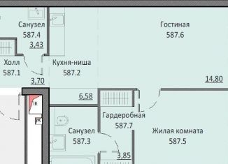 Продажа 1-комнатной квартиры, 48.4 м2, Москва, Автозаводская улица, 24к1, метро Тульская