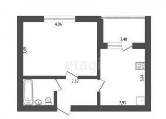 Продается 1-комнатная квартира, 36 м2, Стерлитамак, улица Машиностроителей, 64, ЖК Янтарный