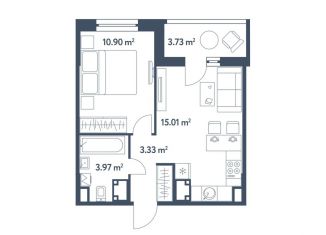 Продам 2-ком. квартиру, 35.1 м2, Москва, ЖК Светлый Мир Станция Л, жилой комплекс Светлый Мир Станция Л, к8