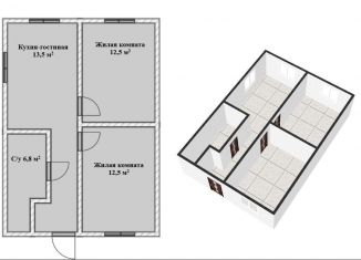 Продается 2-ком. квартира, 54 м2, Дмитров, микрорайон ДЗФС, 42