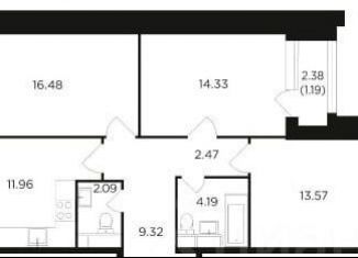 Продается 3-ком. квартира, 75 м2, Москва, Тюменский проезд, 3к1, ЖК Преображение