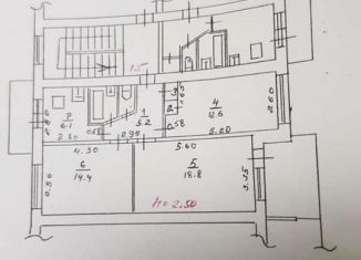 Продажа трехкомнатной квартиры, 70 м2, Краснодар, Длинная улица, 34, Длинная улица