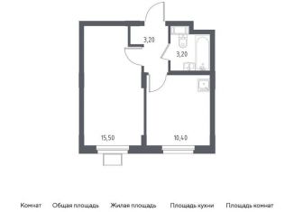 Продажа 1-ком. квартиры, 32.3 м2, Люберцы, ЖК Люберцы 2018