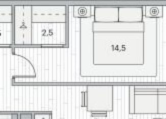 Продаю 1-ком. квартиру, 42.8 м2, Москва, Береговой проезд, 3, ЖК Береговой