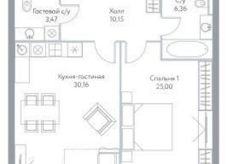 Продается 1-ком. квартира, 74.6 м2, Москва, проспект Мира, 95, проспект Мира