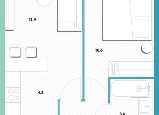 Продается однокомнатная квартира, 33.6 м2, Москва, метро Окская, Окская улица, 7А