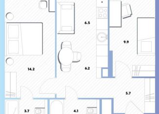 Продаю 2-комнатную квартиру, 50.1 м2, Москва, Окская улица, 7А, метро Окская