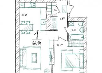 Продажа 2-ком. квартиры, 53.1 м2, Тюменская область