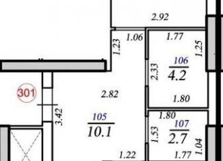 Продам 2-комнатную квартиру, 66.4 м2, Самара, ЖК Сокол, Революционная улица