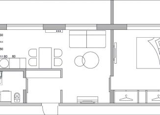 Продаю 1-комнатную квартиру, 51 м2, деревня Куюки, Молодёжная улица, 29