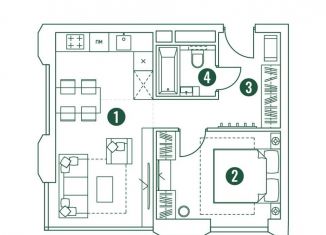 Продается двухкомнатная квартира, 40 м2, Москва, район Марфино