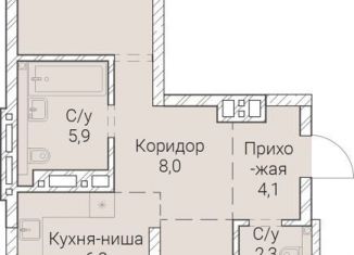 Продается двухкомнатная квартира, 85 м2, Новосибирск, Овражная улица, 2А