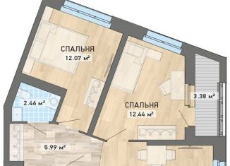 Продаю двухкомнатную квартиру, 55 м2, Свердловская область