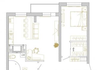 Продам 2-ком. квартиру, 63 м2, Воронеж, Олимпийский бульвар, 14, ЖК Ботанический сад