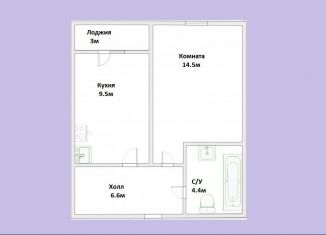 1-комнатная квартира на продажу, 36.6 м2, посёлок Жилино-1, ЖК Томилино, 1-й квартал, 4