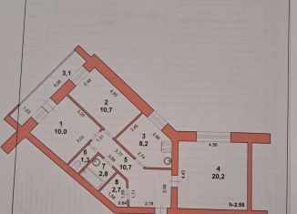 3-ком. квартира на продажу, 67 м2, Козьмодемьянск, 3-й микрорайон, 14