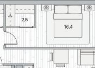 Продам однокомнатную квартиру, 44.7 м2, Москва, Береговой проезд, 3, ЖК Береговой