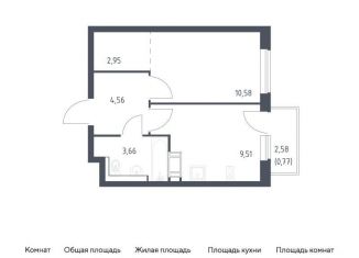 Продам 1-комнатную квартиру, 32 м2, Ленинградская область