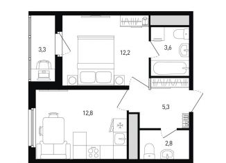 Продажа 1-ком. квартиры, 38.3 м2, Ростов-на-Дону, ЖК Левенцовка Парк