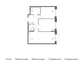 3-комнатная квартира на продажу, 64.1 м2, Москва, метро Орехово