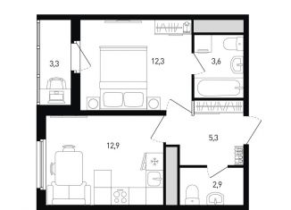 Продается 1-ком. квартира, 38.6 м2, Ростов-на-Дону, ЖК Левенцовка Парк