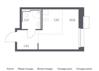 Квартира на продажу студия, 22.3 м2, Москва, метро Зябликово