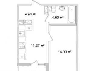 Продажа 1-комнатной квартиры, 37.8 м2, Санкт-Петербург, Вазаский переулок, 3, муниципальный округ Ланское