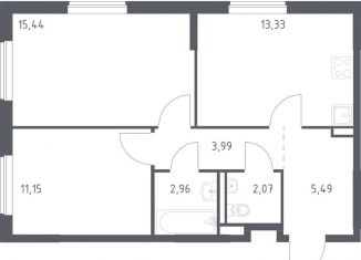 Продам 2-комнатную квартиру, 54.4 м2, Мытищи, ЖК Мытищи Парк