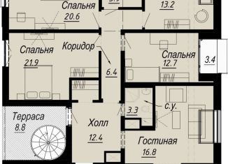 Продажа 5-комнатной квартиры, 150.3 м2, Санкт-Петербург, набережная реки Карповки, 27В