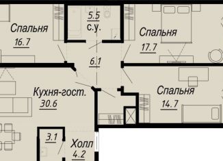 Продам 3-комнатную квартиру, 107.1 м2, Санкт-Петербург, набережная реки Карповки, 27В, набережная реки Карповки