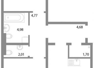 Продажа 2-комнатной квартиры, 68.7 м2, Челябинск, Калининский район, улица Университетская Набережная, 113А