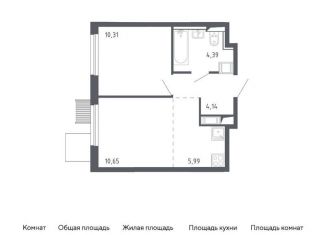 Продам однокомнатную квартиру, 35.5 м2, Москва, САО, Ленинградское шоссе, 229Ак1