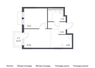Продам однокомнатную квартиру, 35.9 м2, Московская область