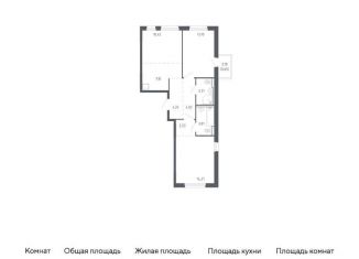 2-комнатная квартира на продажу, 62 м2, Тюмень, Ленинский округ