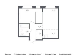 Продаю однокомнатную квартиру, 38.2 м2, Тюменская область