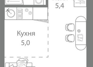 Квартира на продажу студия, 30.1 м2, Москва, проезд Воскресенские Ворота, ЦАО