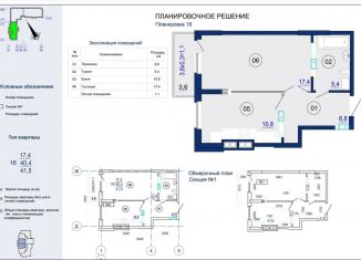 1-ком. квартира на продажу, 41.5 м2, Астрахань, Ленинский район, Августовская улица, 5