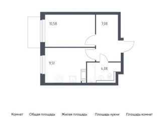 1-комнатная квартира на продажу, 31.3 м2, Виллозское городское поселение