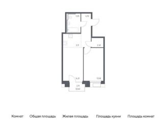 Продаю 1-комнатную квартиру, 47.7 м2, Москва, ЮАО