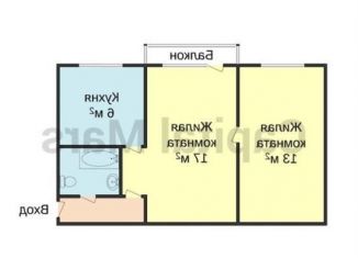 Сдаю в аренду 2-ком. квартиру, 50 м2, Москва, улица 1905 года, 16, улица 1905 года