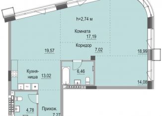 Продам квартиру студию, 112.8 м2, Ижевск, улица Карла Маркса, 259, ЖК Республика