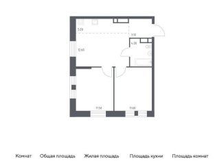 Продается 2-комнатная квартира, 47.8 м2, Москва, метро Марьино, Шоссейная улица, 90с59