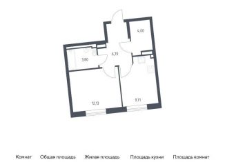 Продажа 1-ком. квартиры, 36.4 м2, Ленинградская область